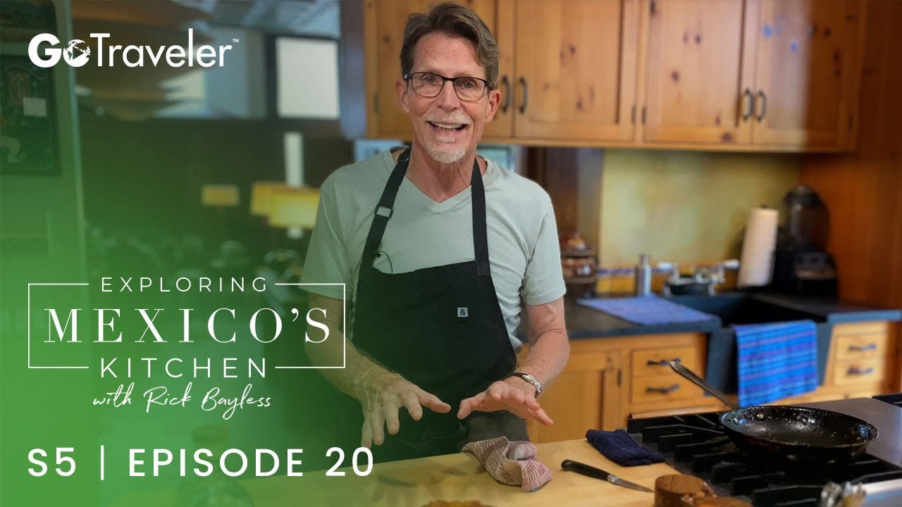 Exploring Mexico's Kitchen with Rick Bayless | S5E20 | Peach Jalapeno Upside Down Cake