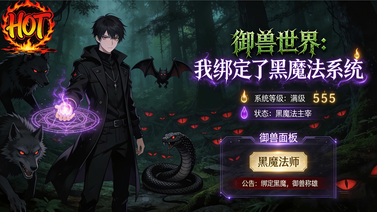 ✨【强推】《御兽世界：我绑定了黑魔法系统 》1--61集被未婚妻一家背叛，宠兽被杀、弃于荒野，萧明濒死觉醒黑魔法系统！召唤骷髅，逆袭打脸，夺回家产。#穿越 #末世 #异能 ##动态漫画# 漫野推文