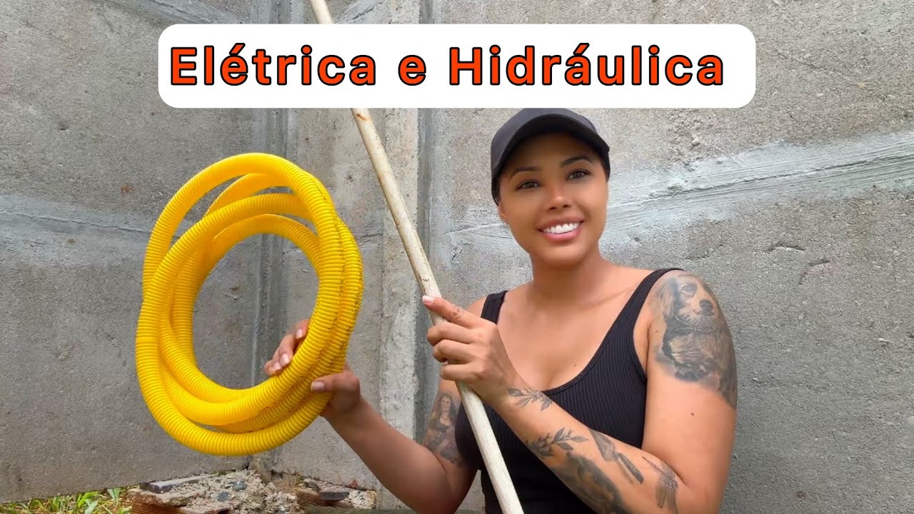 Como vai ficar a elétrica e hidráulica da casa de Placa 
