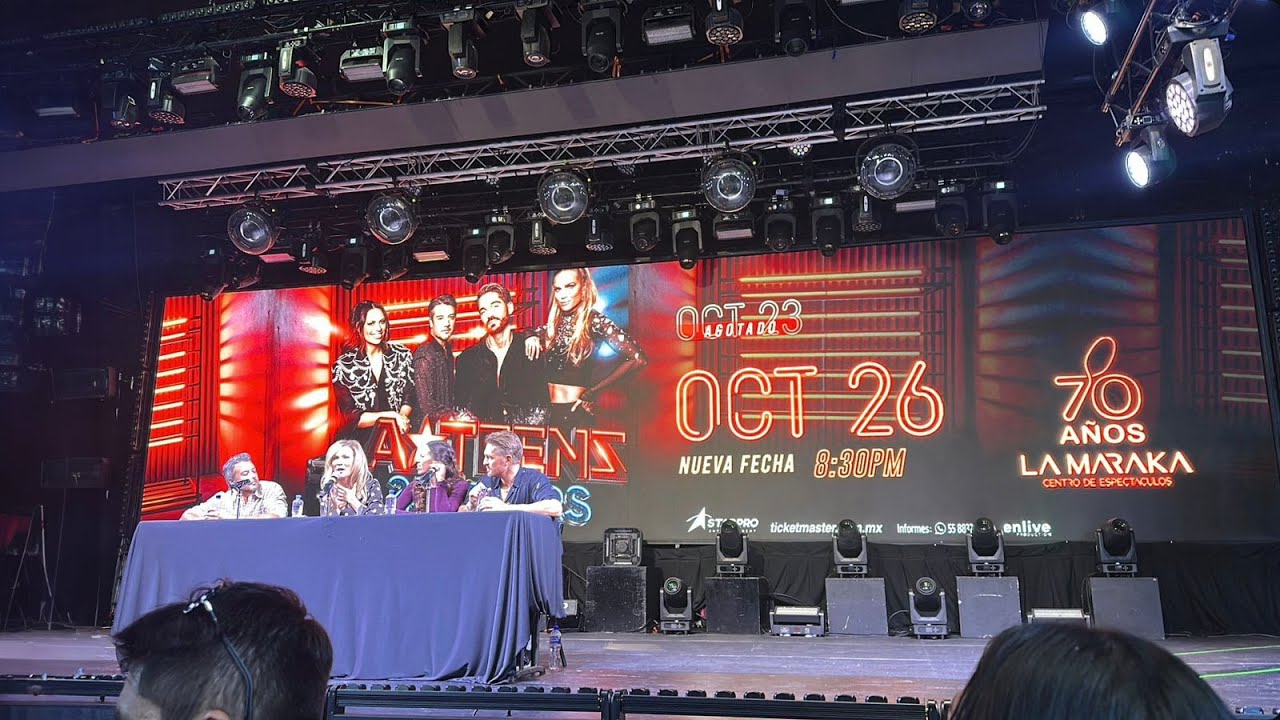 A*Teens - Conferencia de prensa en Centro La Maraka (2025)