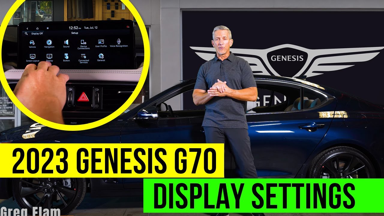 2023 Genesis G70 - Display Settings