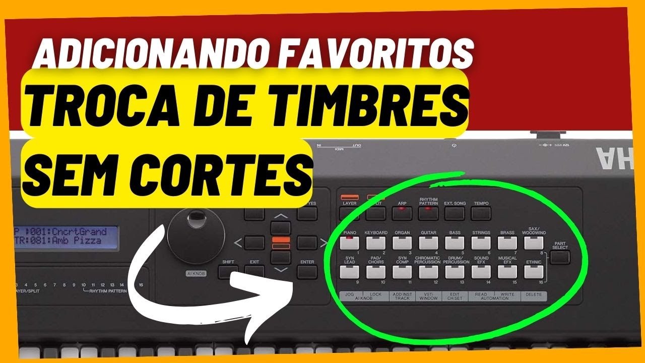 Como criar favoritos no mx61 - Part Select