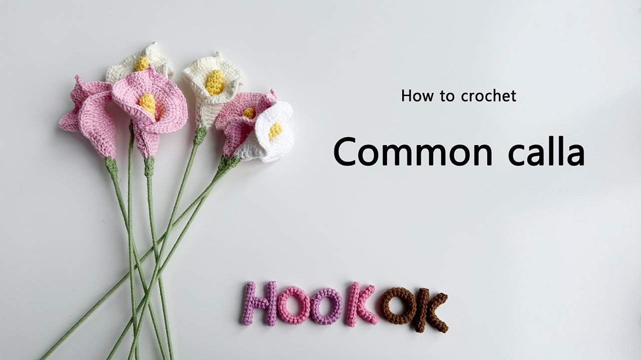 [free pattern] How to Crochet Common Calla