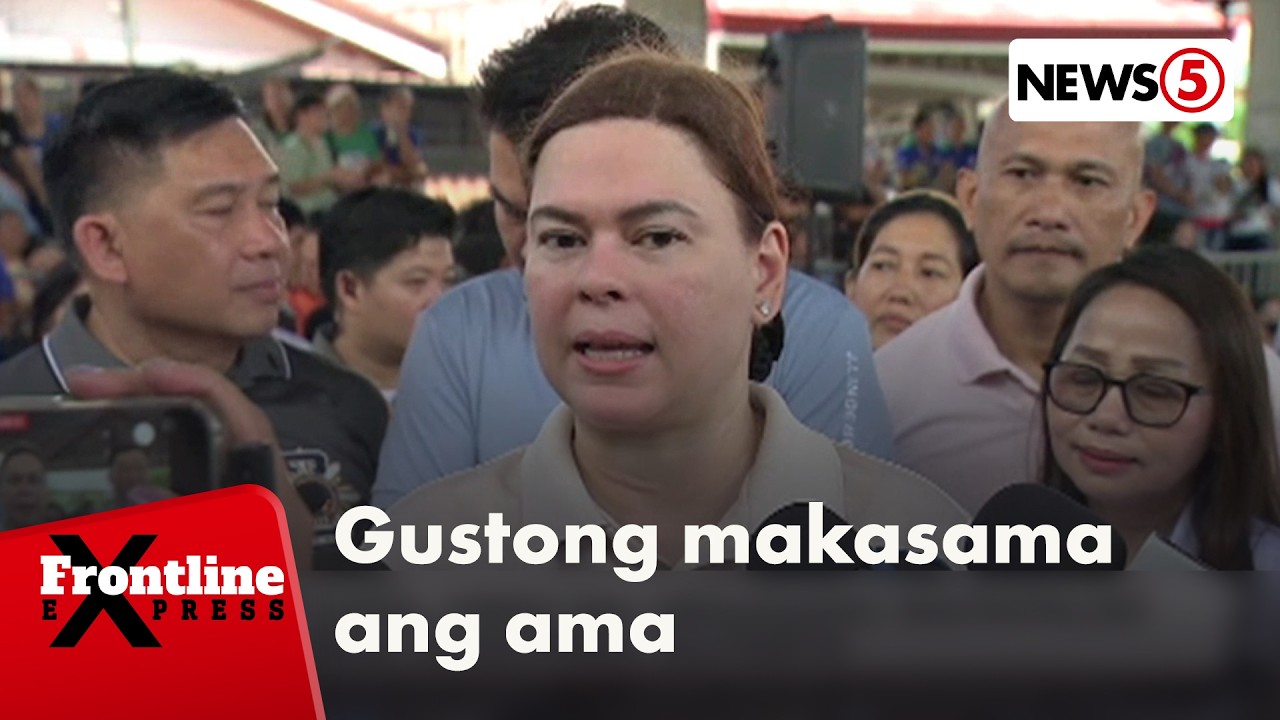 VP Sara, hindi pinanood ang confirmation hearing ng kanyang amang si ex-pres. Duterte sa ICC