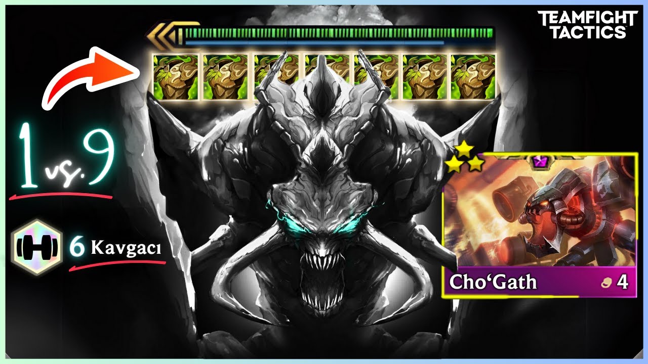 ♾️ SONSUZ CAN♾️ 1v9 ⭐⭐⭐ CHO'GATH KOMPU?!  | SET 14 | OVERRATED TFT