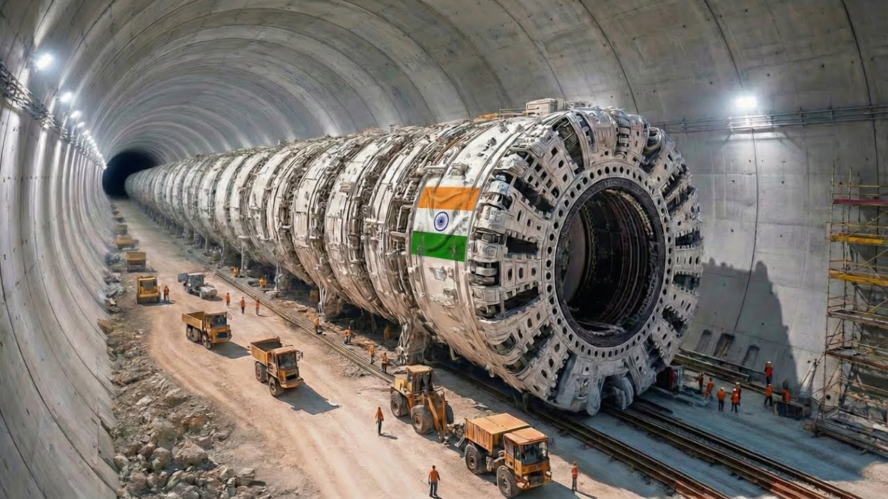 How India Split the Himalayas to Build the World’s Highest Tunnel