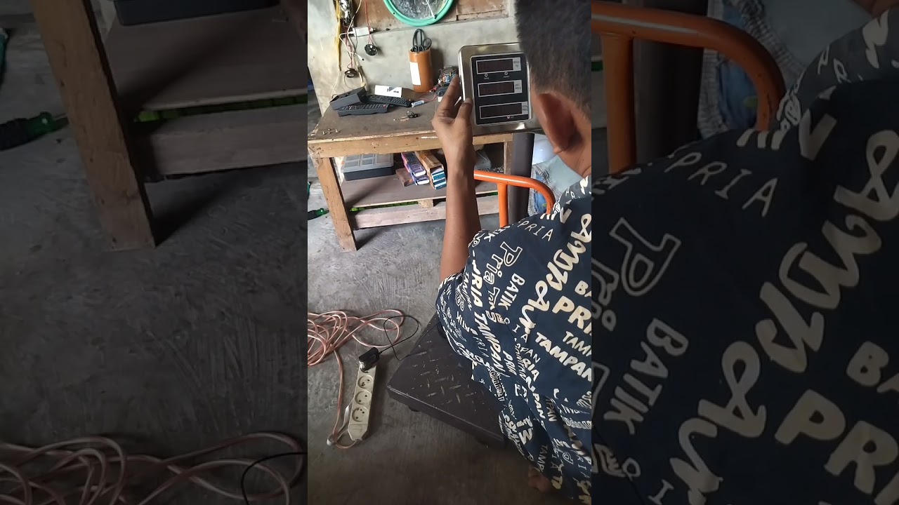Timbangan digital 300 kg dibantu ces