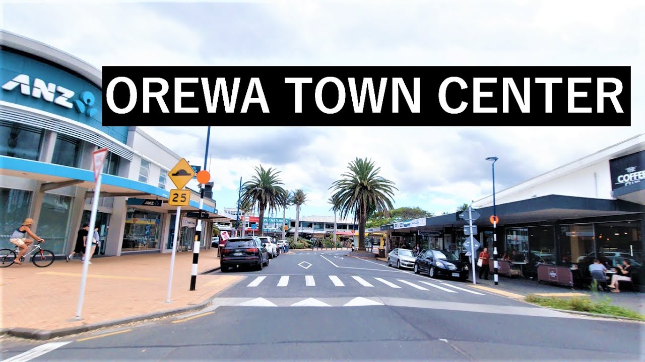 Orewa Town Center, Auckland/ All seasons destination/  4K