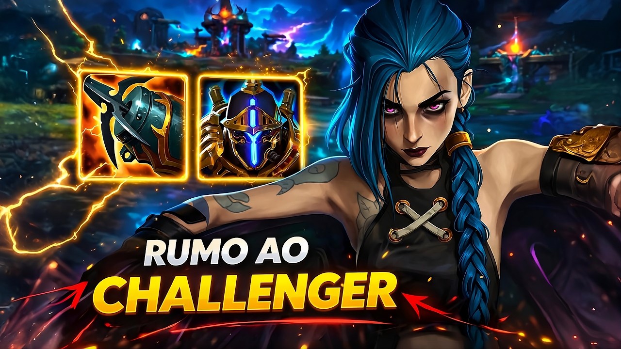 PEGANDO CHALLENGER AO VIVO ! WILD RIFT - !PIX - !DISCORD