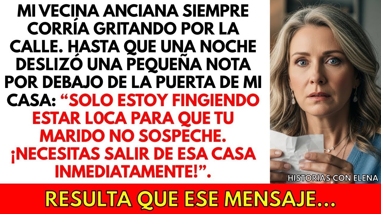 Mi vecina me envió una nota: “Mire la cámara de seguridad y sálvese de inmediato”. No esperaba esto…