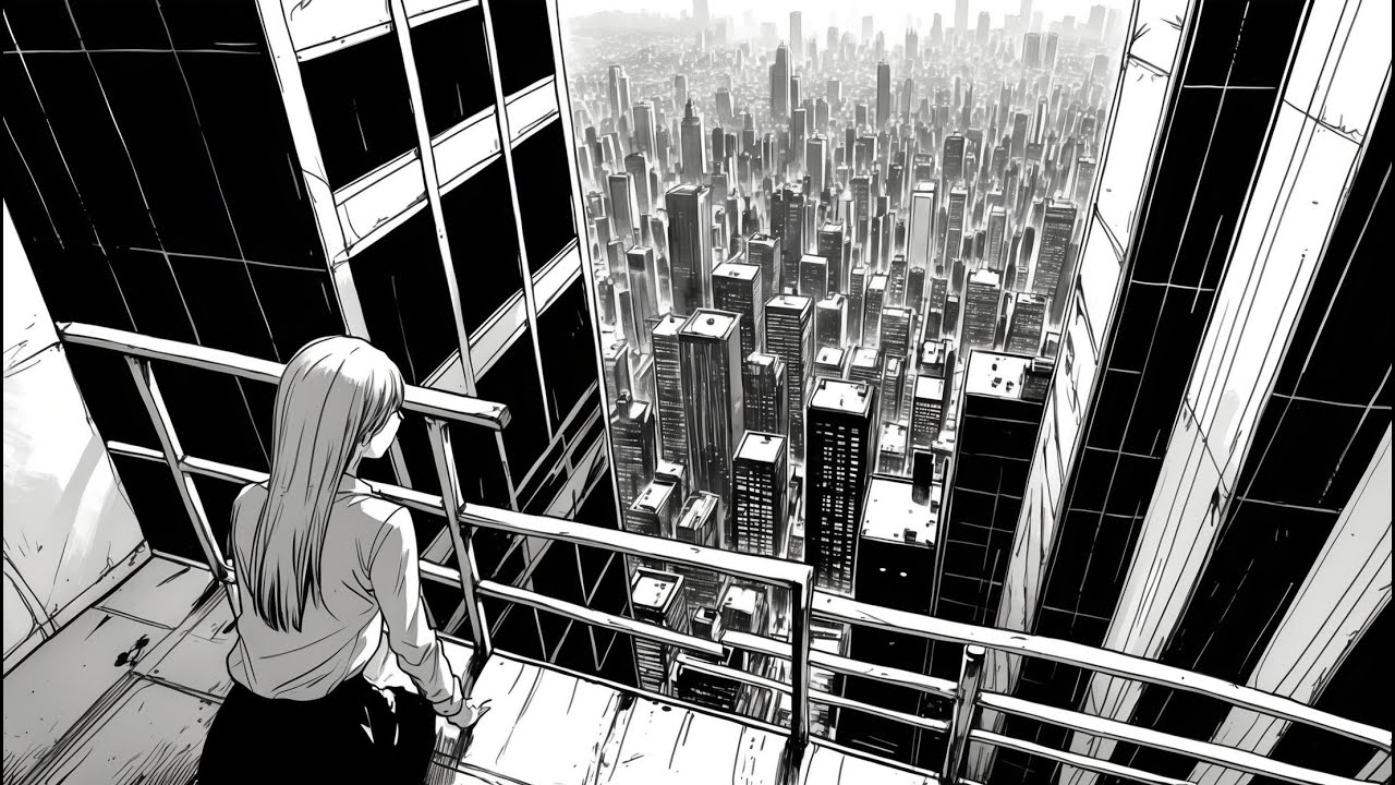 🌌 2 Hours Midnight Rooftop Silence | Chill Liquid DnB Mix for Study & Focus 🎧