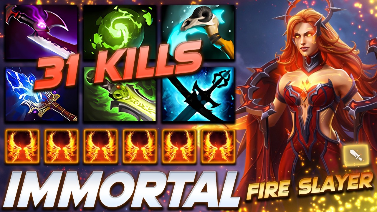 LINA 31 FRAGS FIRE WARRIOR - Dota 2 Pro Gameplay [Watch & Learn]