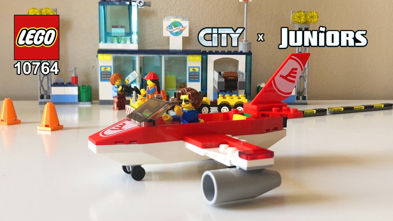 LEGO Juniors 10764 City Central Airport Red Airplane building instructions