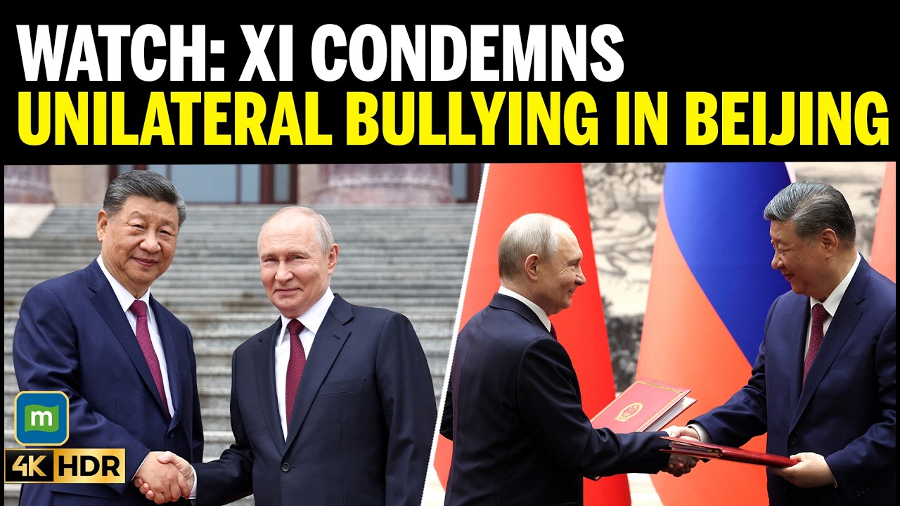 Си Цзиньпин и Путин объединяются в Пекине для продвижения многополярного мирового порядка в проти...