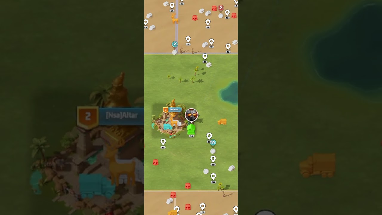 Testing my power against Red 