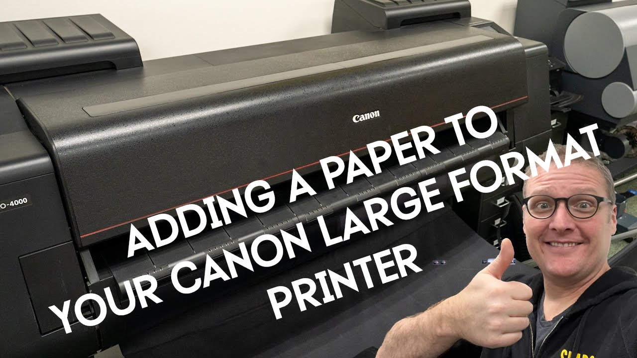 Adding a paper profile to your Canon large format printer!