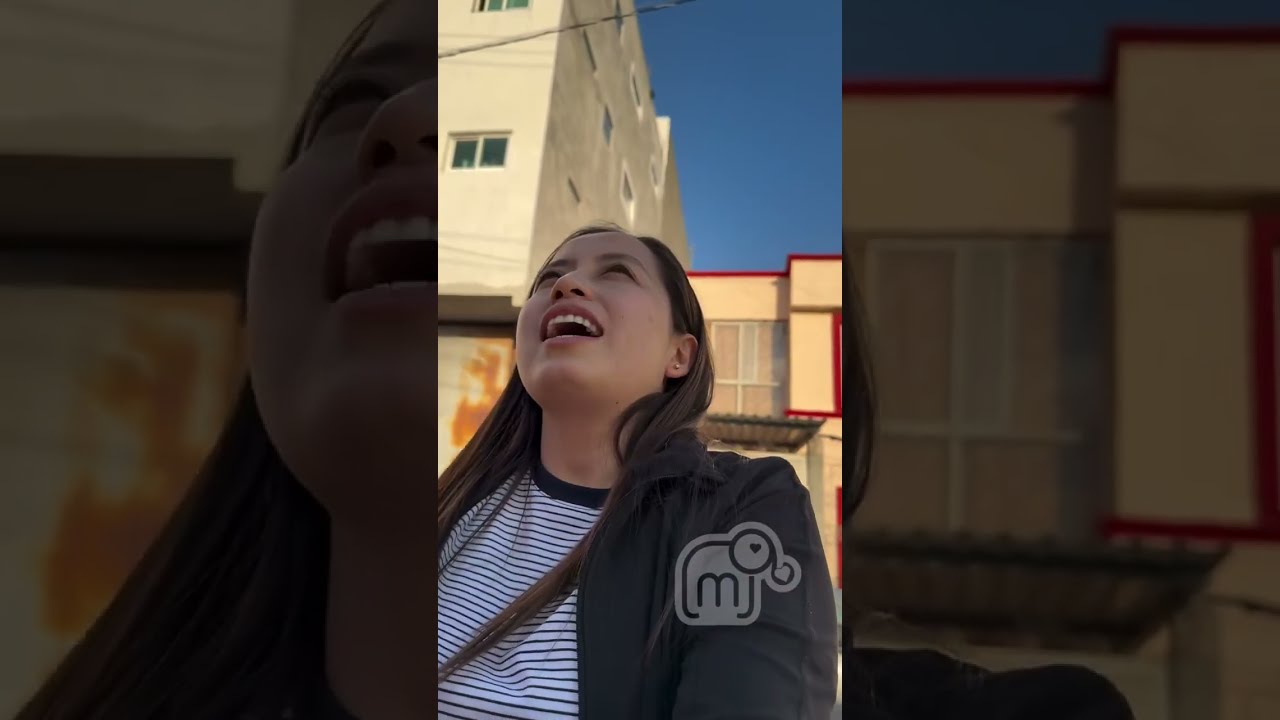 Hoy sorprendimos a doña Olga, esta señora es conocida en la colonia por 