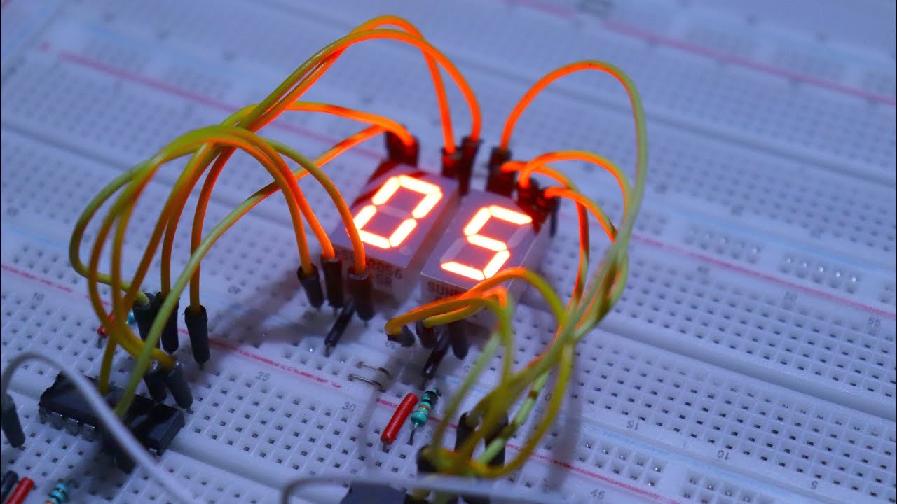 MOD 6 counter with 4026