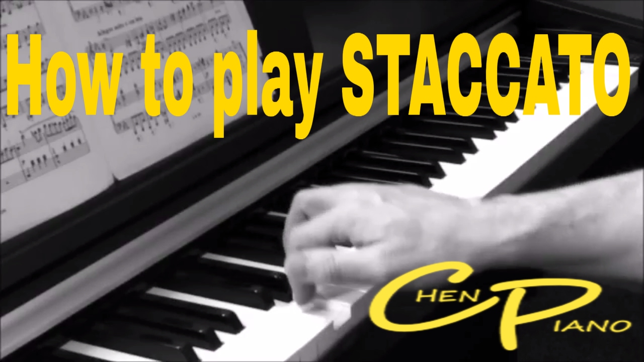 Piano Technique: How to play STACCATO.