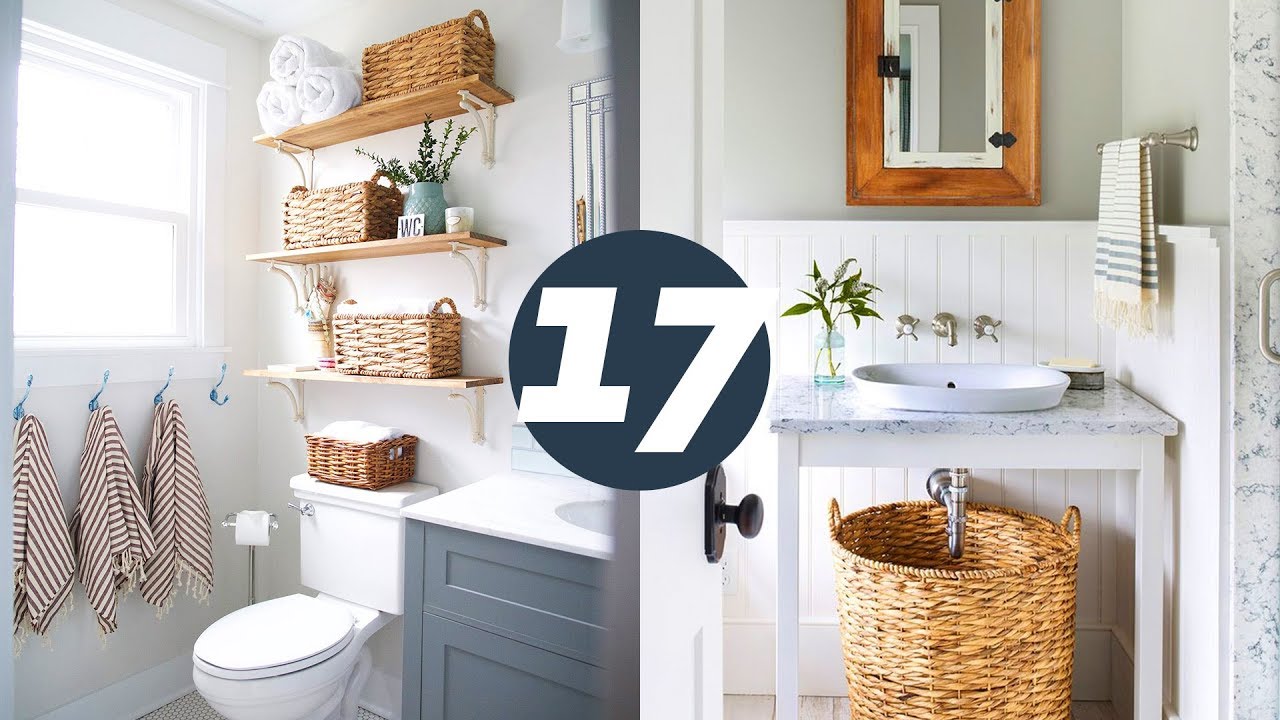 17 IDEIAS PARA ORGANIZAR BANHEIRO PEQUENO