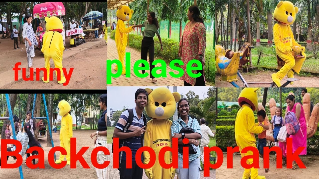 Teddy bear Backchodi prank 🤣 part-5/prank gone wrong 😳/.. India #trending #video #prank #viral 