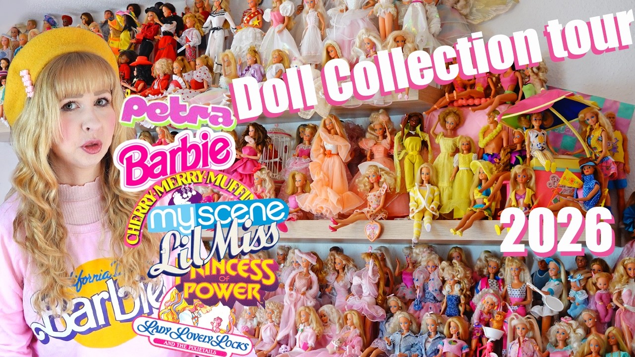 💗 DOLL collection tour 2026 💗  80s 90s & more - Barbie, Lady Lovelylocks, Petra, Lil' Miss, She-ra