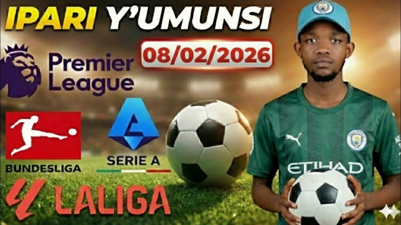 IPARI Y'UMUNSI ✅ TARIKI 08/02/2026*PREMIER LEAGUE 🔥💲