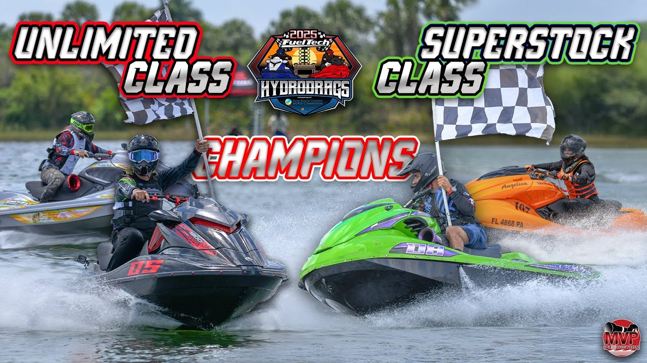 FuelTech Hydrodrags 2025 Unlimited Class & Superstock Class National Champions