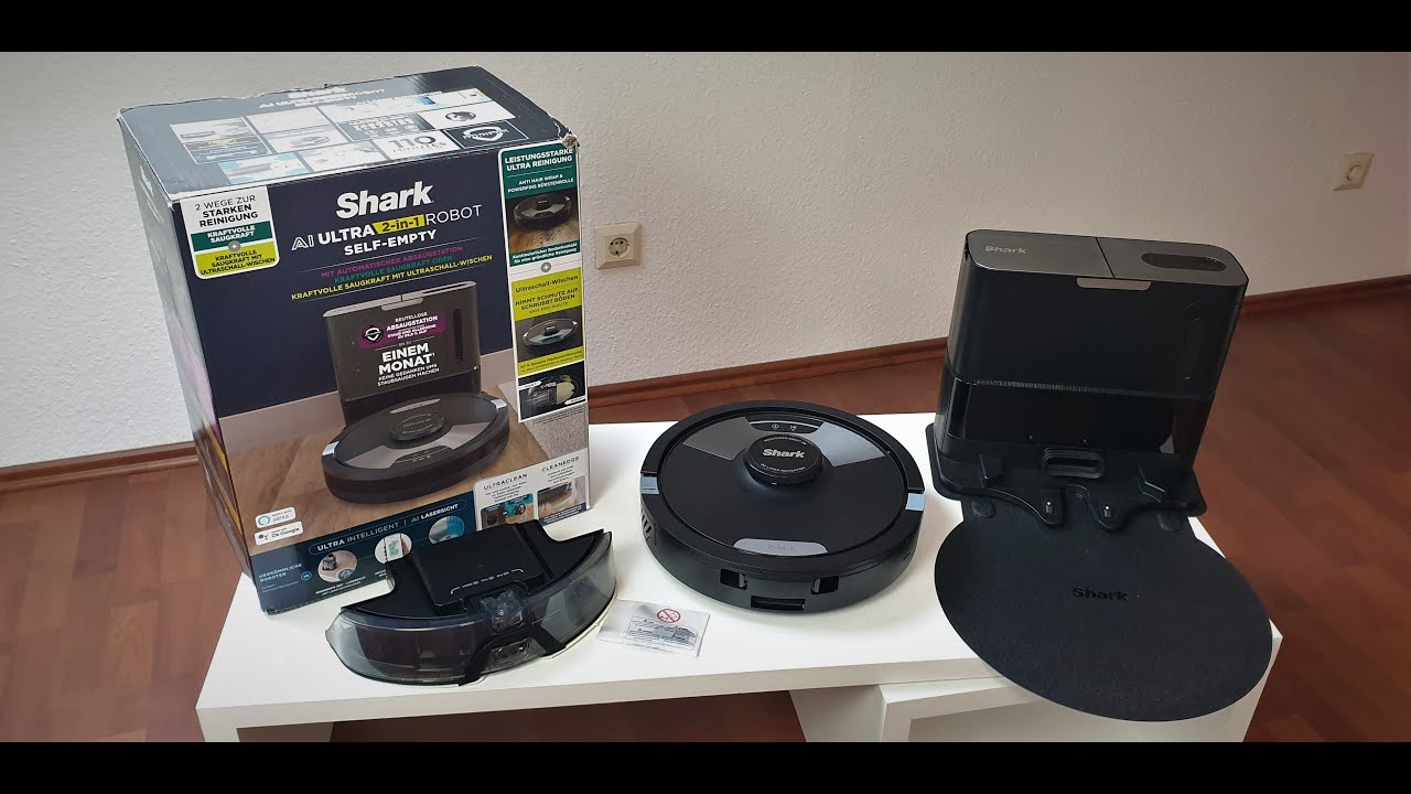 Shark AI ULTRA 2-in-1 Self-Empty Saugroboter RV2600WSEU, Schall-Wischen, Absaugstation - TEST