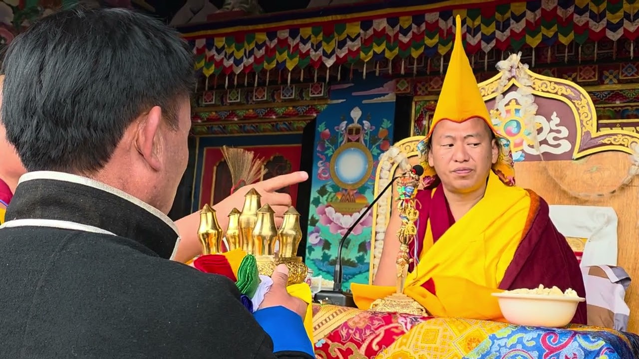 Empowerment initiation by Serkong Rinpoche #mukto ##