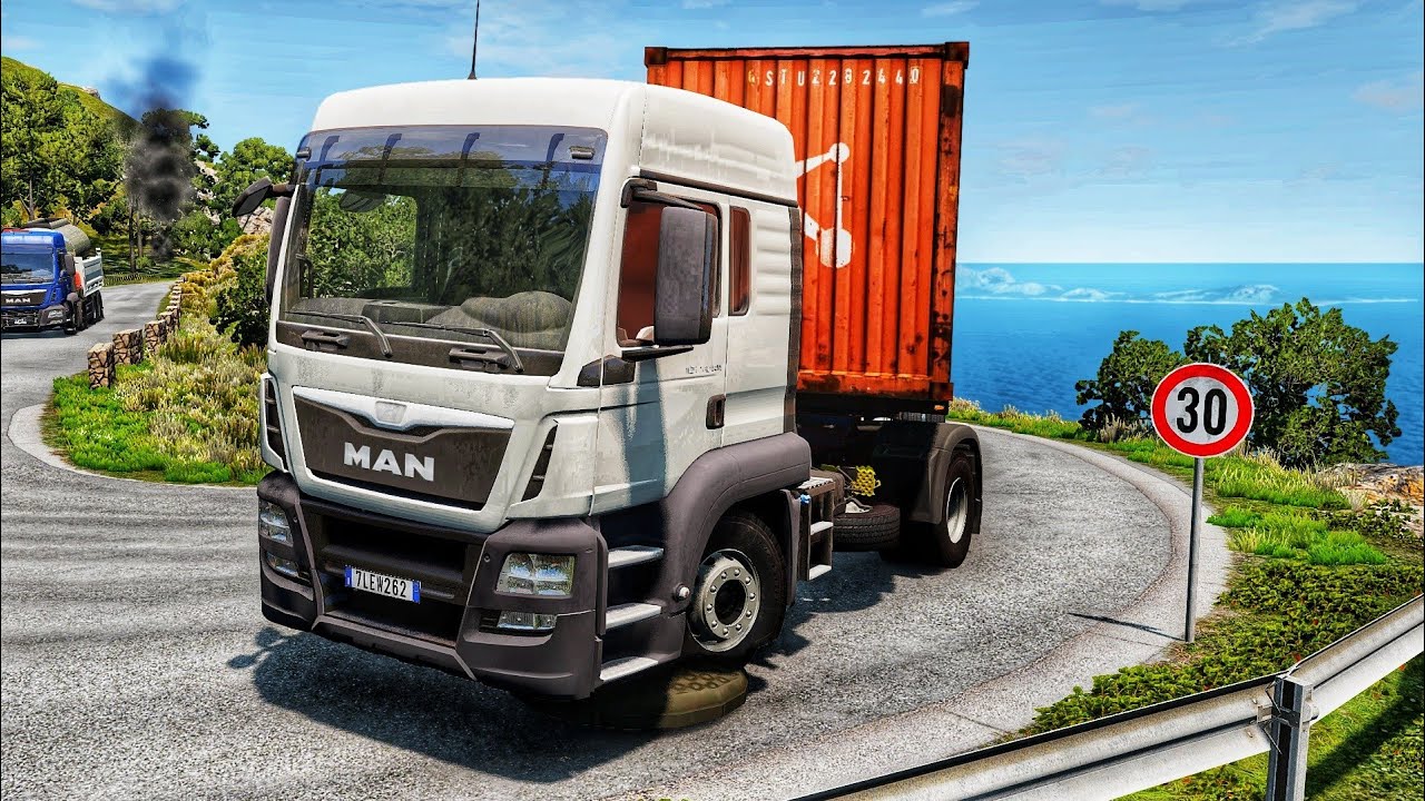 Cars Trucks vs SpeedBumps | BeamNG.drive