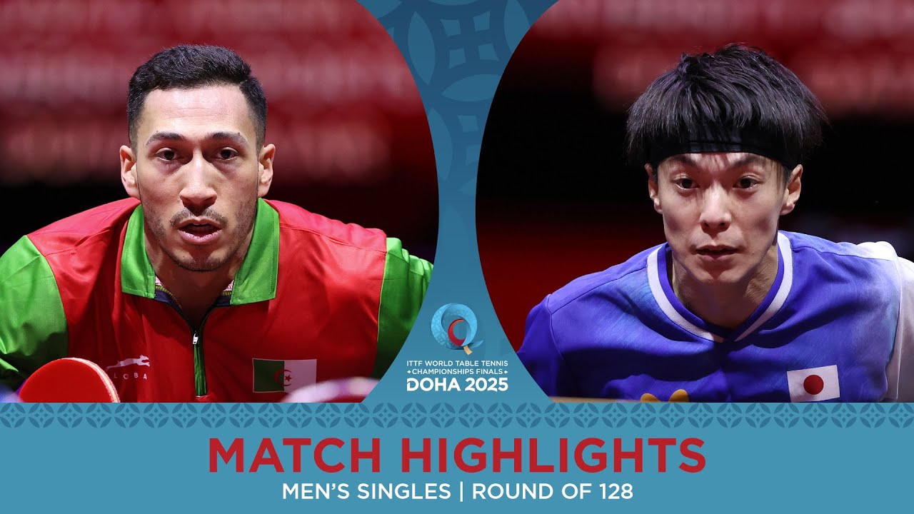 Mehdi Bouloussa vs Kenji Matsudaira | Match Highlights | #ITTFWorlds2025