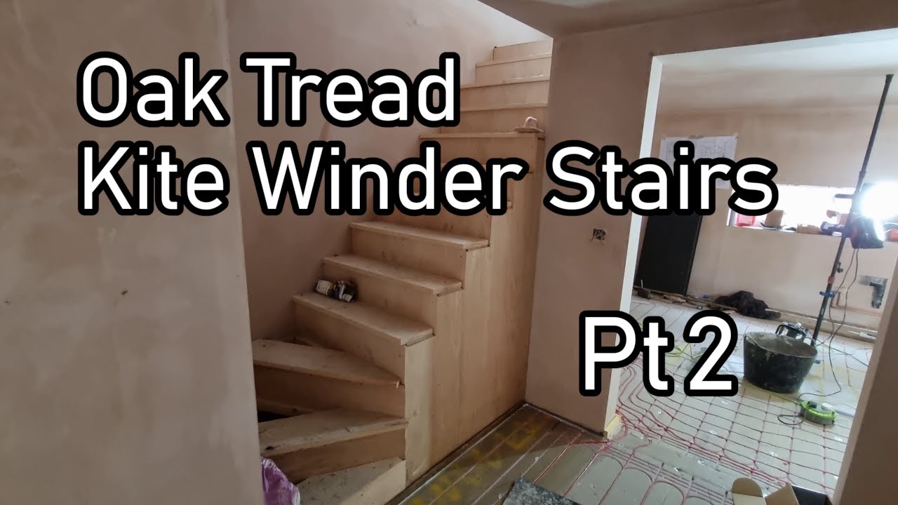 Kite winder stair build Pt2 -  boxing in & risers