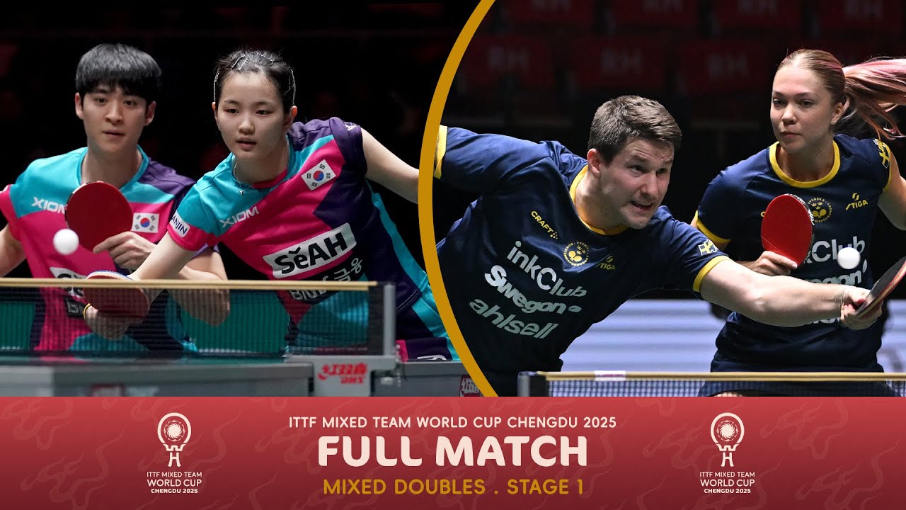 FULL MATCH | Kim/Park vs Kallberg/Karlsson | ITTF Mixed Team World Cup 2025 (Stage 1)