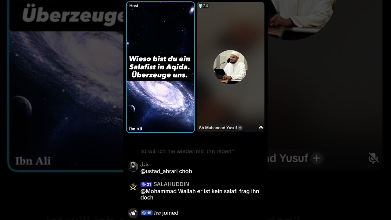Samra (Sufi) & Sh. Muhannad (Ashari) - TikTok Live nach gescheiterte Debatte mit Salafis