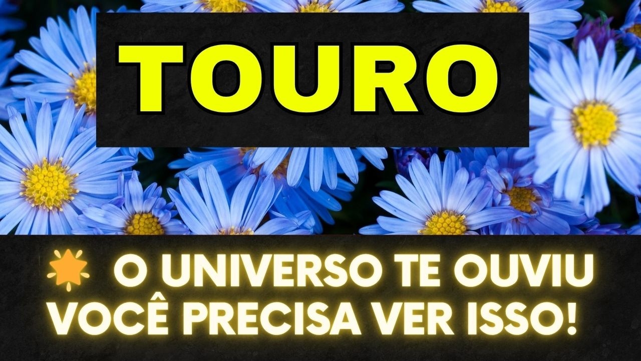 💎 TOURO INEXPLICÁVEL! UMA CHANCE DE OURO QUE MUDA SEU DESTINO!