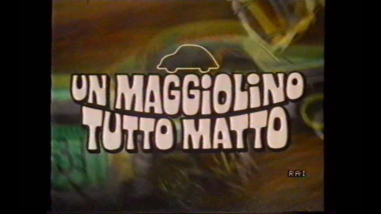 Un Maggiolino tutto matto (Robert Stevenson, 1968) titoli in italiano - Rai Uno 1986