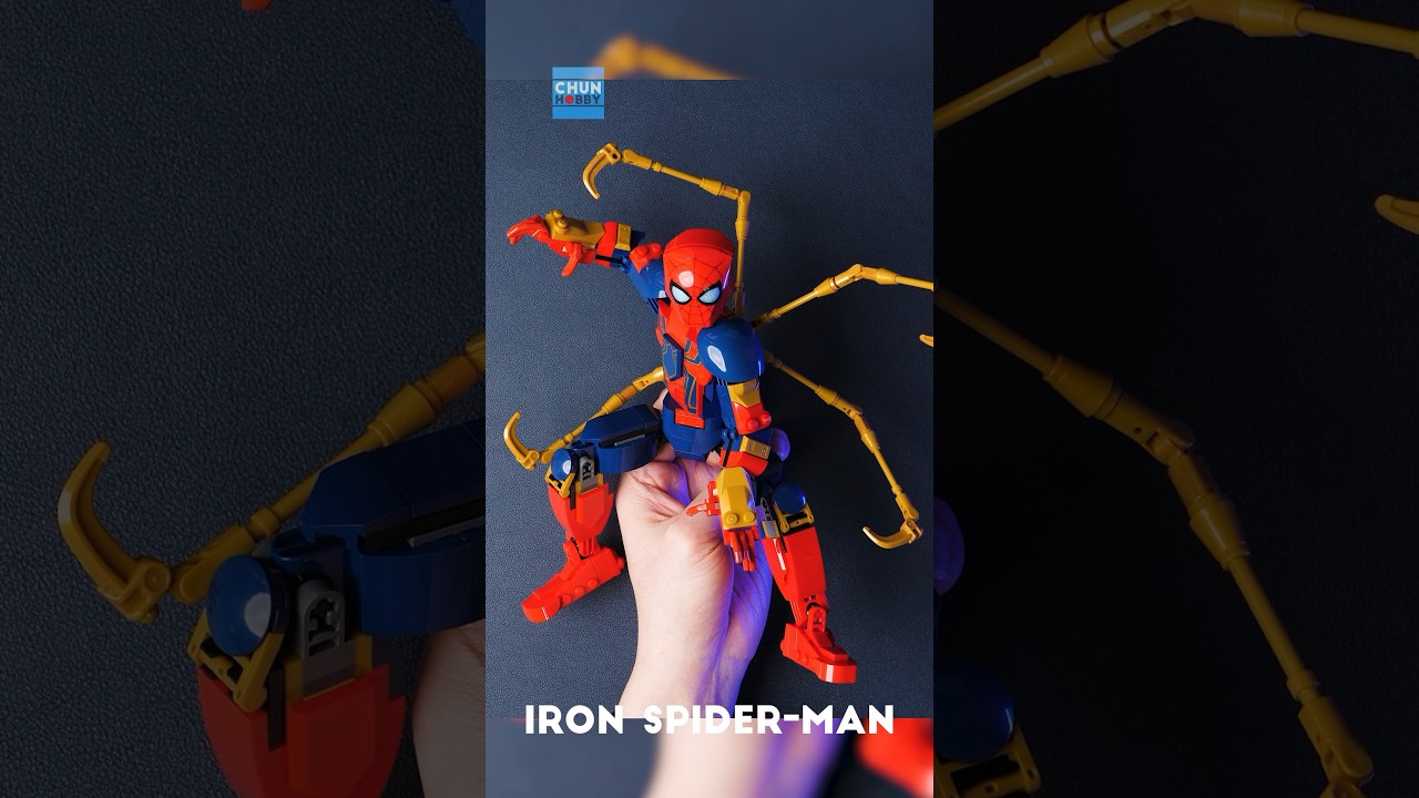 #chunhobby #spiderman #LEGO #speedbuild  #unboxing #legomarvel  LEGO 76298 Iron Spider-Man part 6