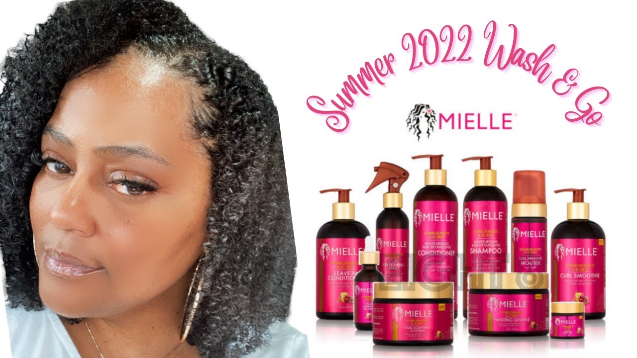 Wash & Go Summer 2022 Mielle Organics Pomegrante & Honey Line Collection Honest Review