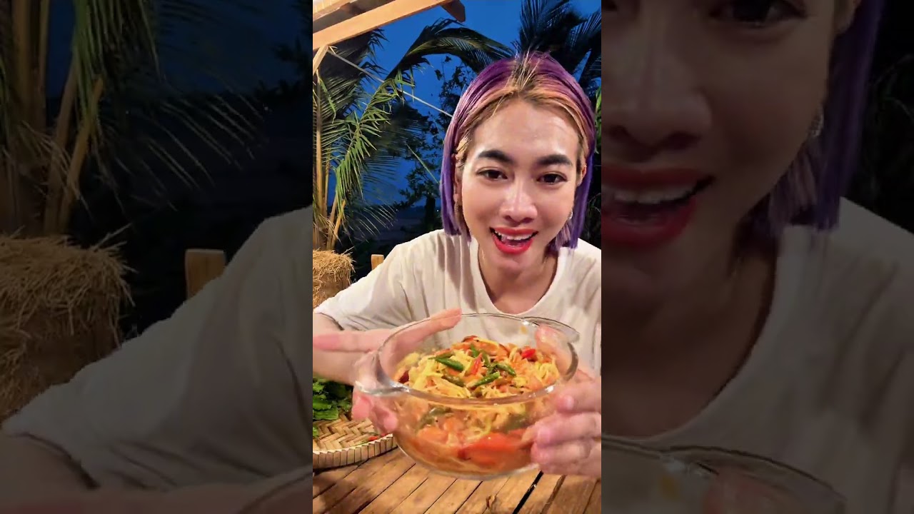 ត្រី​អណ្ដែងអាំង​ញាំ​ជាមួយ​ផ្អក​កំពិស​😋