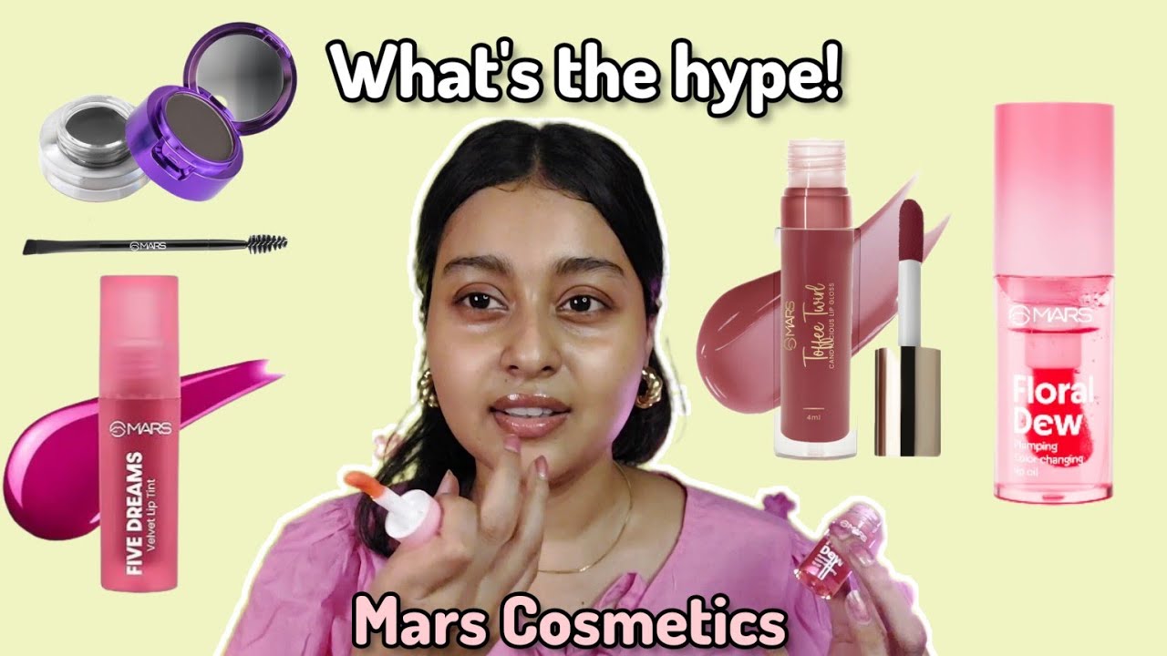 Mars Plumping Color Changing Lip Oil, love track velvet lip tint, candylicious lip gloss review