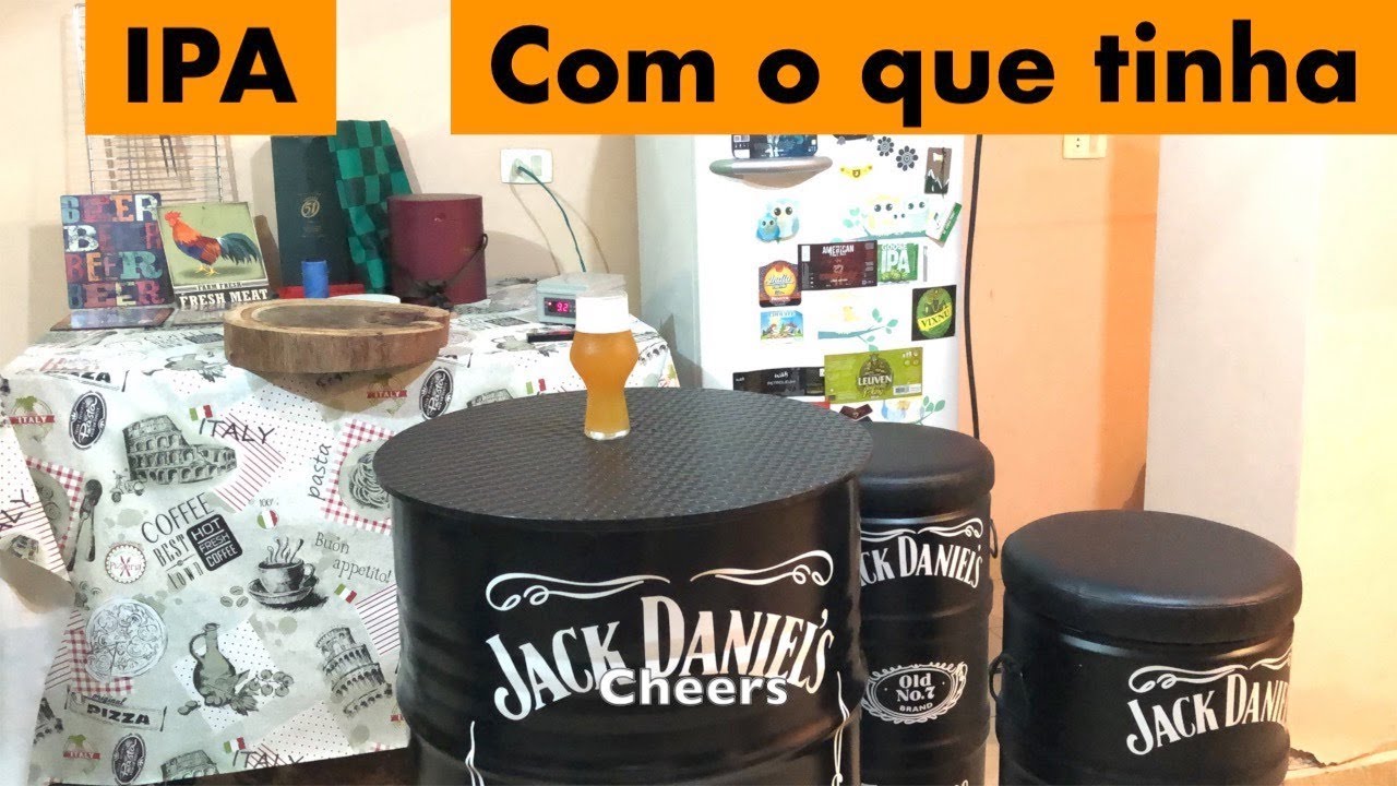 #25 brassagem IPA com o que tinha - Fermentasaurus Receita IPA como fazer cerveja Artesanal