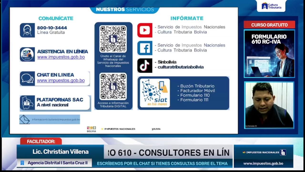CURSO GRATUITO: FORMULARIO 610 Y 110 CONSULTORES EN LINEA