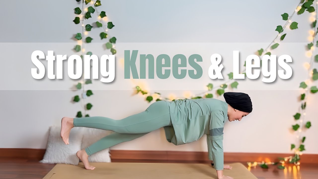 Yoga For Strong Legs & Knees | يوجا لتقويه  الأرجل و الركبه