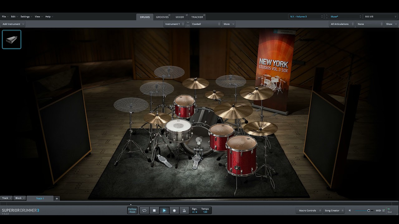 Muse - Supermassive Black Hole only drums midi backing track