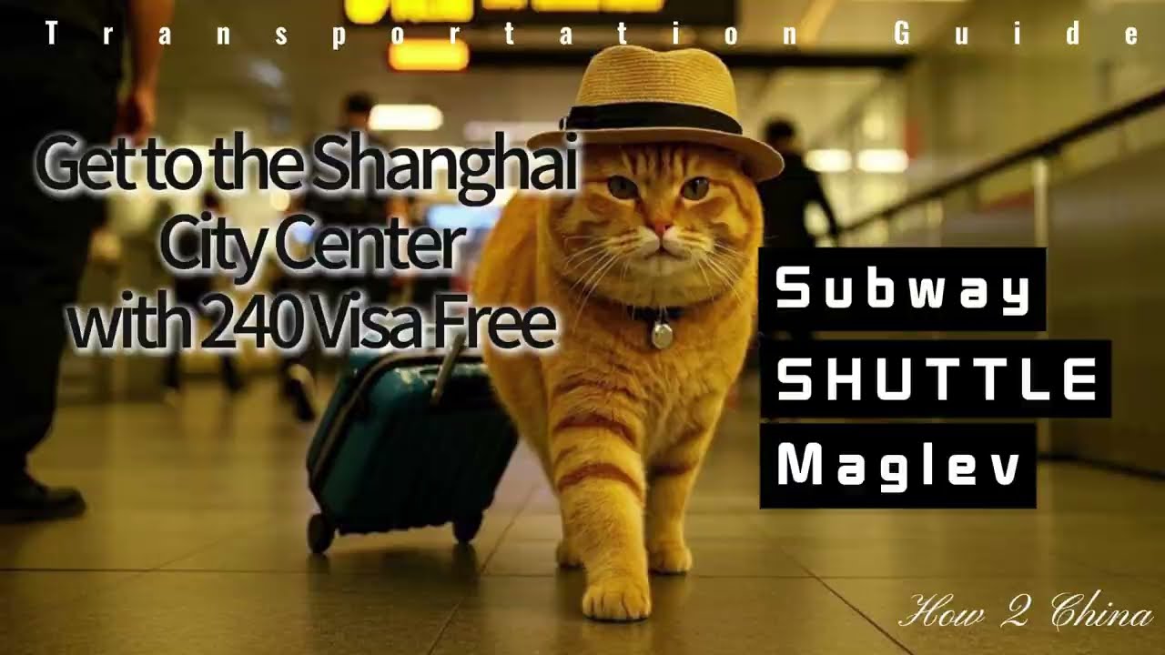 How to get to the City Center from Pudong Airport Shanghai China