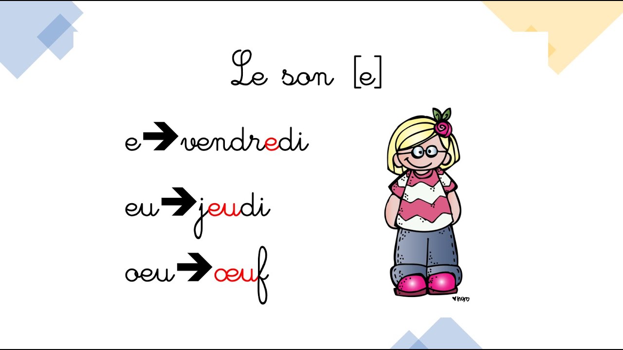 Français CP: Le son e (e, eu, oeu) - activité