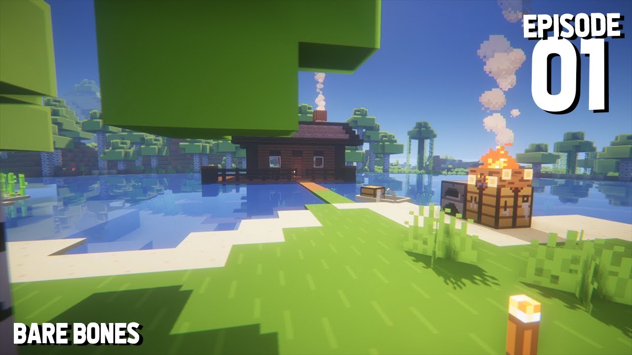 Minecraft Bare Bones Longplay #1 (No Talking)