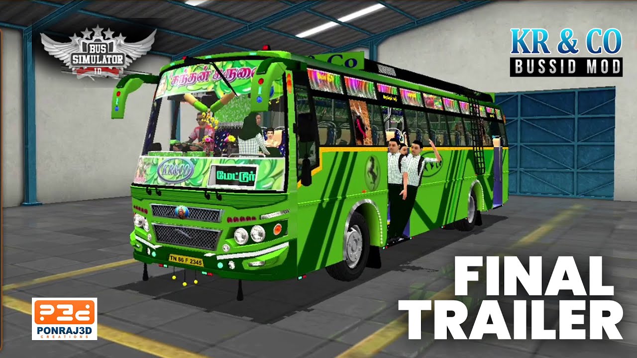 KR&CO BUSSID Mod Final Trailer | Releasing on March 20  | Tiger Coach