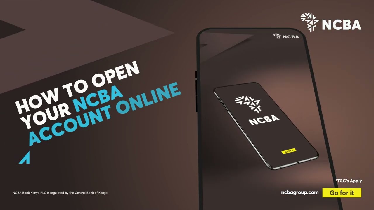 How to open an account using NCBA Now App - Kenya